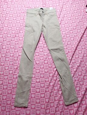Tan Hollister Skinny Jeans